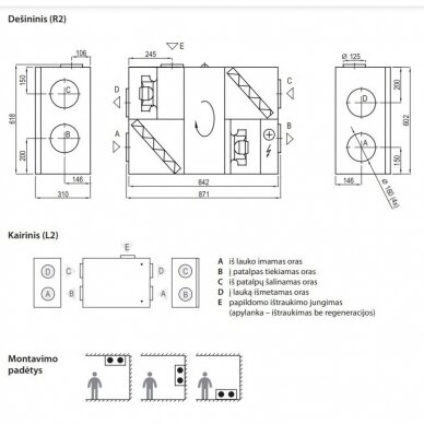 Komfovent rekuperaator Domekt R 250 F C6 2