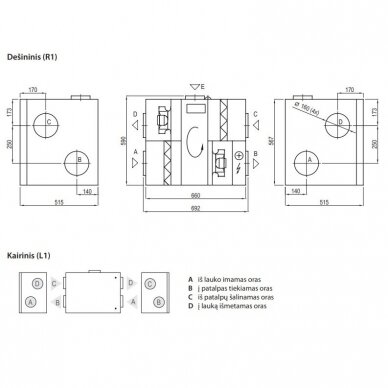 Komfovent Domekt R 400 H C6M 1