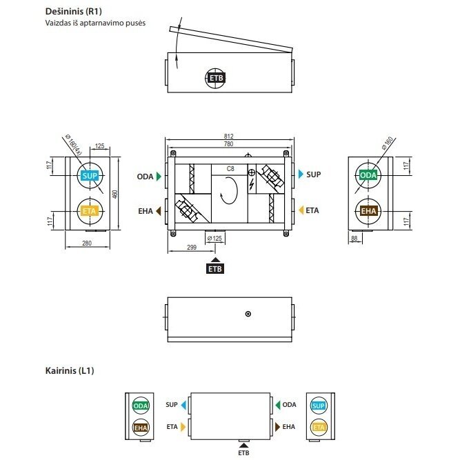 Komfovent Domekt R 150 F C8 2 Komfovent Domekt R 150 F C8 2