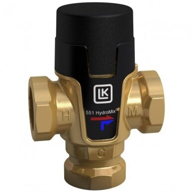 LK 551 termostatinis 25-45°C pamaišymo vožtuvas Dn20 LK 551 termostatinis 25-45°C pamaišymo vožtuvas Dn20