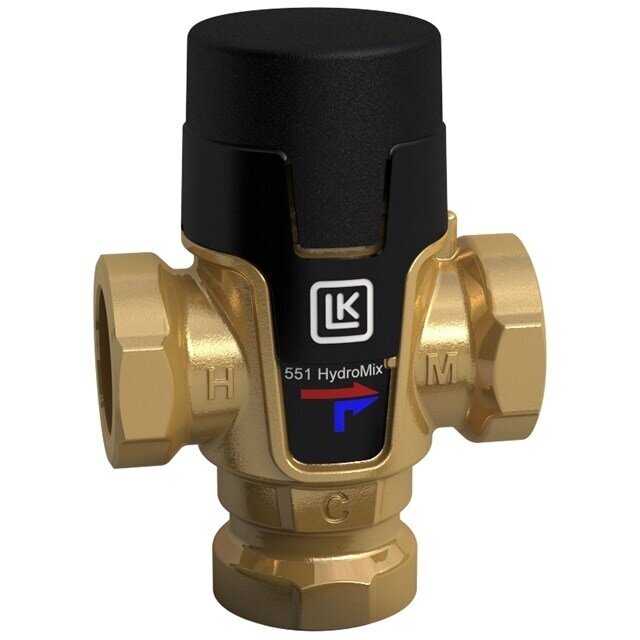 LK 551 termostatinis 25-45°C pamaišymo vožtuvas Dn20 LK 551 termostatinis 25-45°C pamaišymo vožtuvas Dn20
