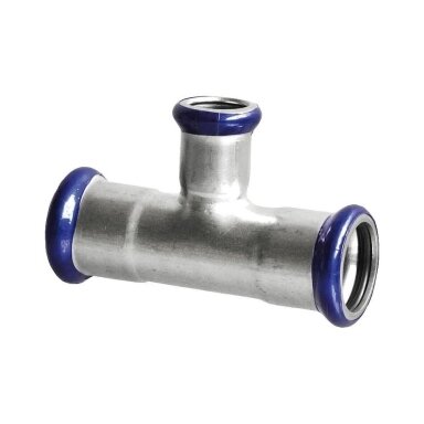 Nerūdijančio plieno presuojamas trišakis Dn 28x15x28 mm Nerūdijančio plieno presuojamas trišakis Dn 28x15x28 mm