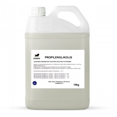Neužšąlantis skystis šildymo/šaldymo sistemai 10kg, propilenglikolis Neužšąlantis skystis šildymo/šaldymo sistemai 10kg, propilenglikolis