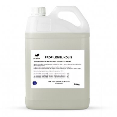 Neužšąlantis skystis šildymo/šaldymo sistemai 25kg, propilenglikolis Neužšąlantis skystis šildymo/šaldymo sistemai 25kg, propilenglikolis