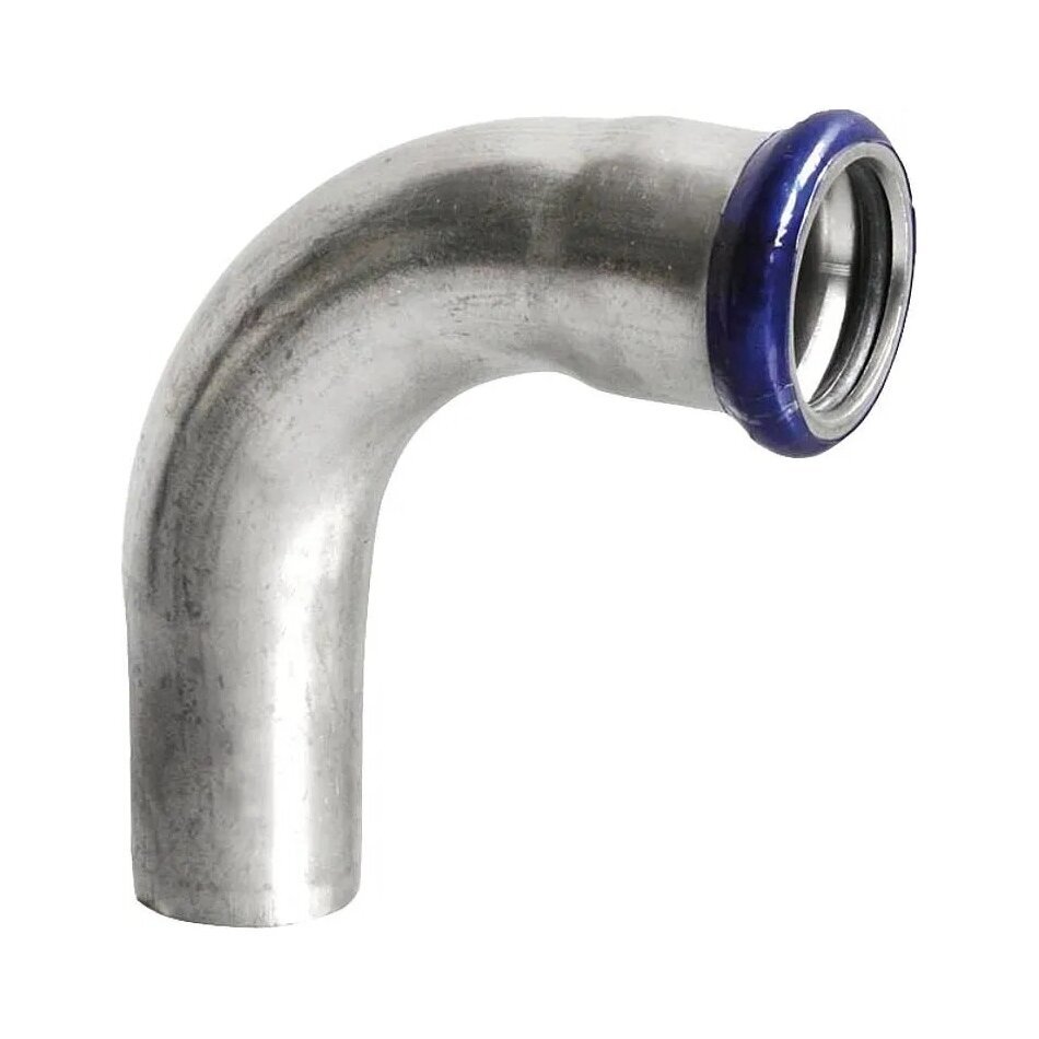 Nerūdijančio plieno presuojama alkūnė 90° v/i Dn 28x28 mm Nerūdijančio plieno presuojama alkūnė 90° v/i Dn 28x28 mm