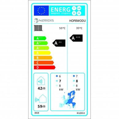 Nordis šilumos siurblys OPTIMUS PRO Split 10,00 kW 3