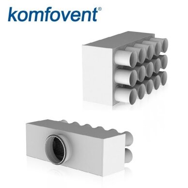 Oro paskirstymo dėžė LOK-H-160-75X15 Oro paskirstymo dėžė LOK-H-160-75X15