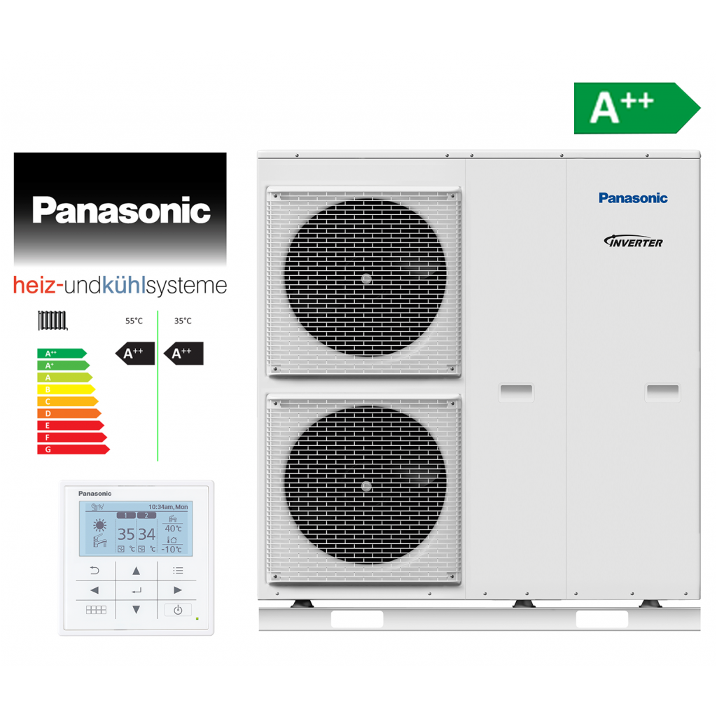 Panasonic Aquarea šilumos siurblys Mono-Bloc T-CAP 12kW 1 Panasonic Aquarea šilumos siurblys Mono-Bloc T-CAP 12kW 1