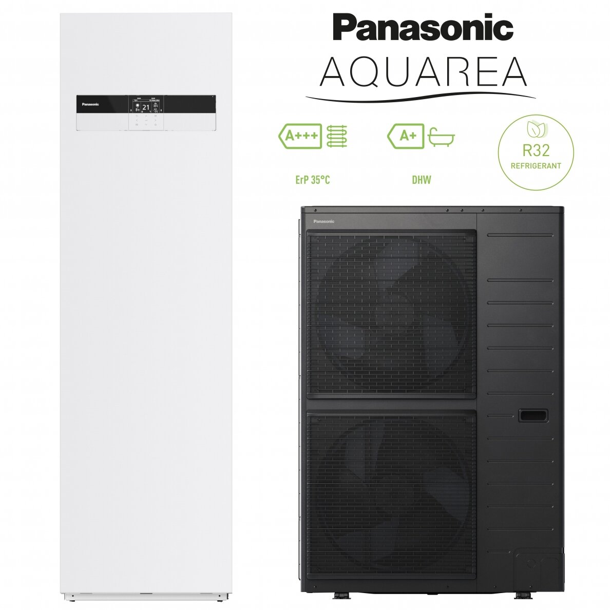 Panasonic Aquarea T-CAP šilumos siurblys All-in-One 12kW R32 Panasonic Aquarea T-CAP šilumos siurblys All-in-One 12kW R32