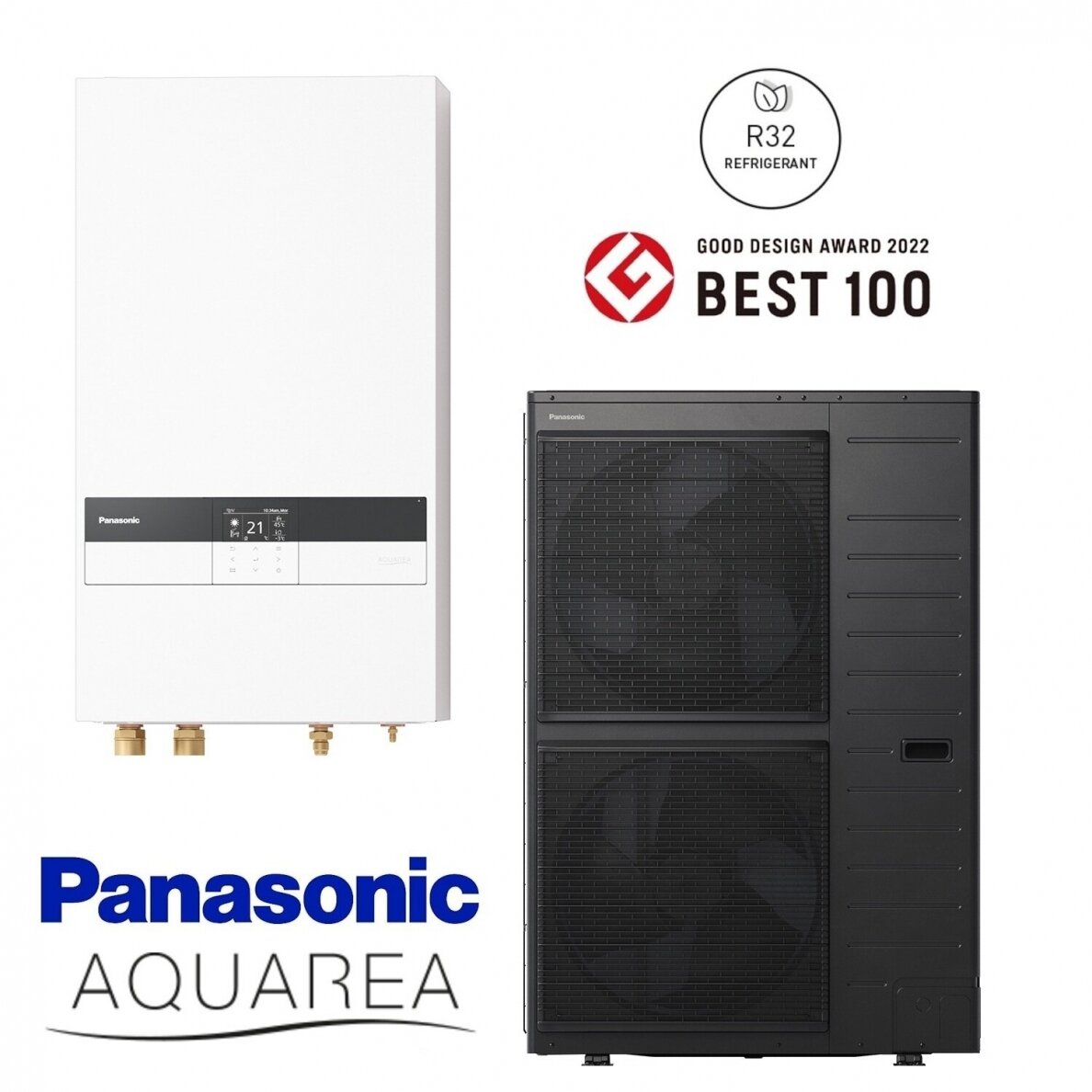 Panasonic Aquarea T-CAP šilumos siurblys Bi-Bloc 16kW R32