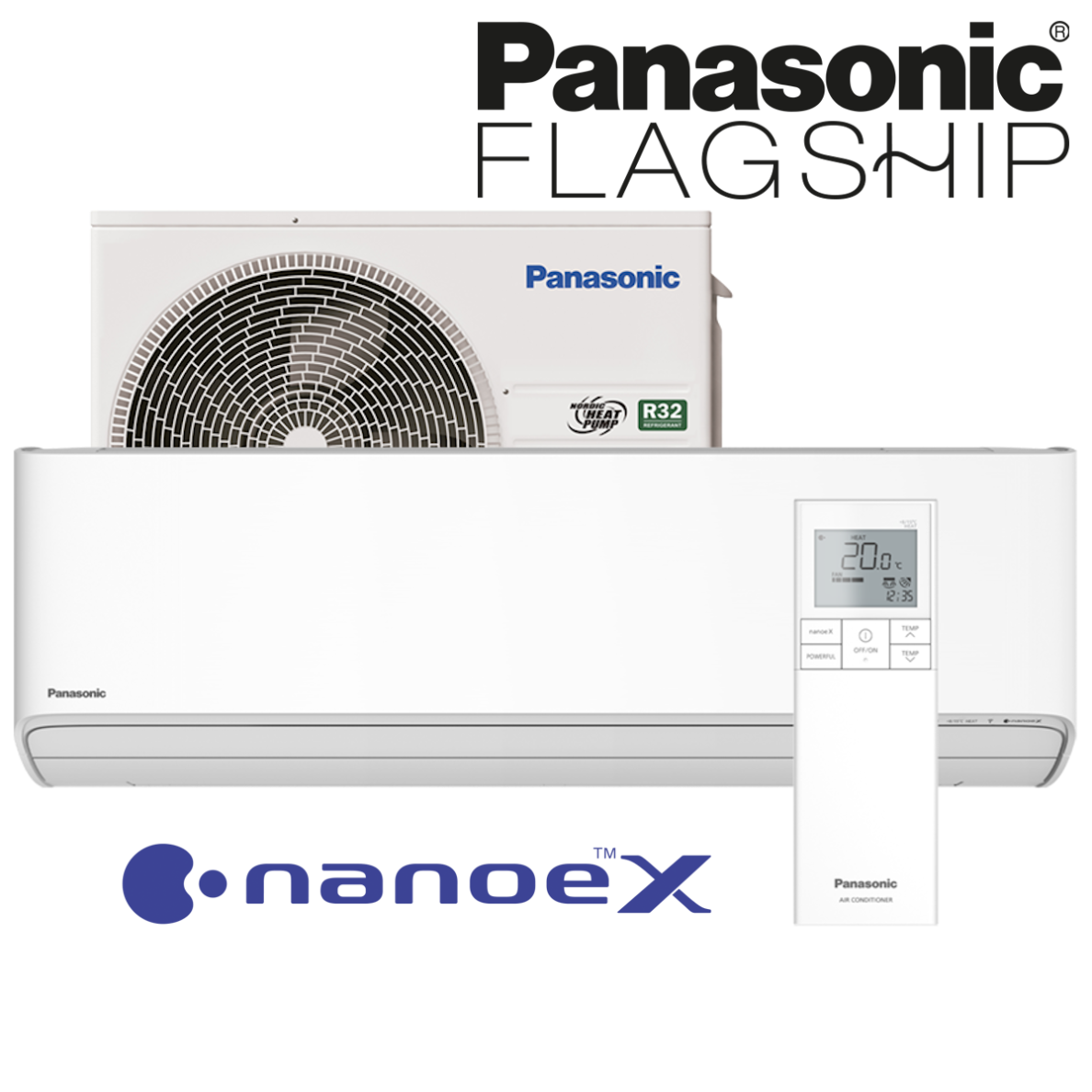 Panasonic šilumos siurblys Flagship HZ25ZKE 2,50/3,2kW