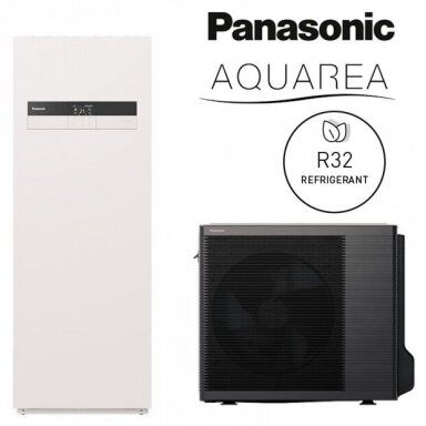 Panasonic Aquarea gaiss-ūdens siltumsūknis “viss vienā” 7kW R32 Panasonic Aquarea gaiss-ūdens siltumsūknis “viss vienā” 7kW R32