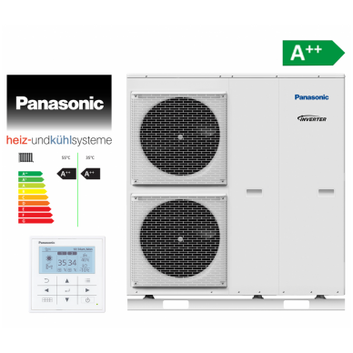 Panasonic Aquarea šilumos siurblys Mono-Bloc T-CAP 12kW 1 Panasonic Aquarea šilumos siurblys Mono-Bloc T-CAP 12kW 1