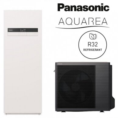 Panasonic Aquarea gaiss-ūdens siltumsūknis “viss vienā” 5kW R32 Panasonic Aquarea gaiss-ūdens siltumsūknis “viss vienā” 5kW R32