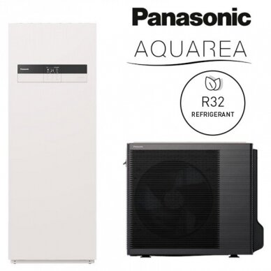Panasonic Aquarea gaiss-ūdens siltumsūknis “viss vienā” 9kW R32