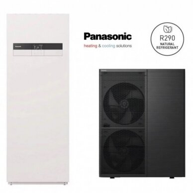 Panasonic Aquarea T-CAP gaiss-ūdens siltumsūknis “viss vienā” 9kW R290 1 Panasonic Aquarea T-CAP gaiss-ūdens siltumsūknis “viss vienā” 9kW R290 1