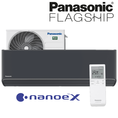 Panasonic šilumos siurblys Flagship HZ25ZKE-H 2,50/3,2kW Panasonic šilumos siurblys Flagship HZ25ZKE-H 2,50/3,2kW