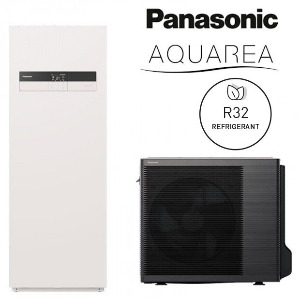 Panasonic Aquarea gaiss-ūdens siltumsūknis “viss vienā” 9kW R32 Panasonic Aquarea gaiss-ūdens siltumsūknis “viss vienā” 9kW R32