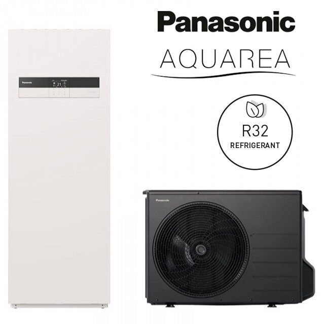 Panasonic Aquarea šilumos siurblys "viskas viename" 3kW R32 Panasonic Aquarea šilumos siurblys "viskas viename" 3kW R32
