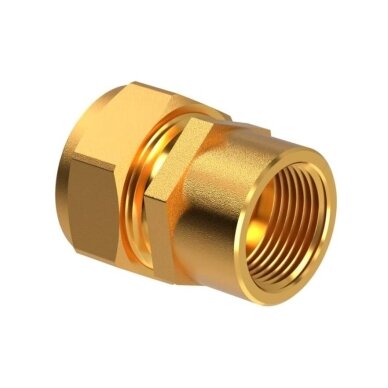 Pāreja gofrētai nerūsējošā tērauda caurulei Stahlmann DN15×1/2", iekšējā vītne 1 Pāreja gofrētai nerūsējošā tērauda caurulei Stahlmann DN15×1/2", iekšējā vītne 1