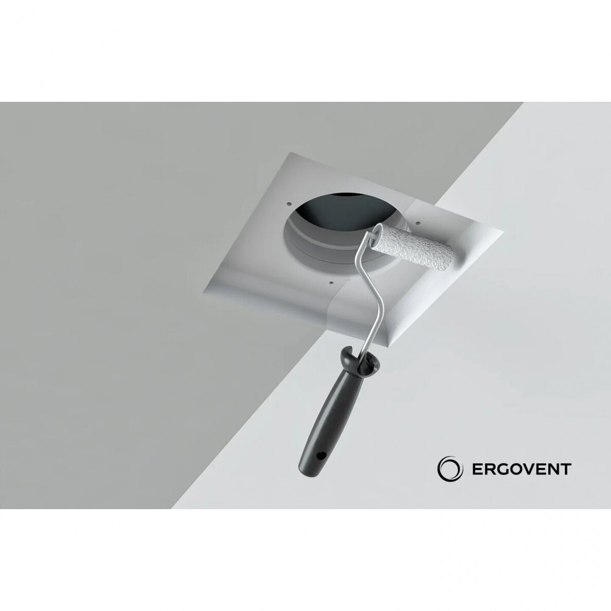 Priglaistomas difuzorius ERGOVENT KVADRO Dn100 mm 5