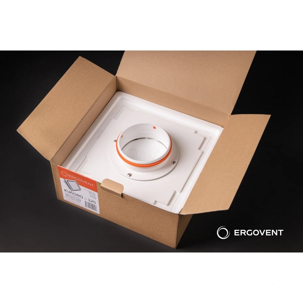 Priglaistomas difuzorius ERGOVENT KVADRO Dn100 mm 7