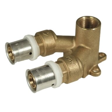 Presuojama prietaisinė alkūnė dviguba Dn 20x1/2"x20 VS, Comisa
