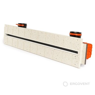 Apmetamais lineārais difuzors ERGOVENT LINEO PRO-1000/90 PROFILE