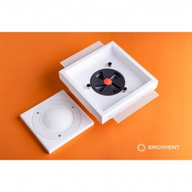 Priglaistomas difuzorius ERGOVENT KVADRO Dn100 mm 1 Priglaistomas difuzorius ERGOVENT KVADRO Dn100 mm 1