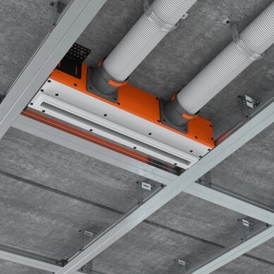 Krohvitav lineaarne difuusor ERGOVENT LINEO 500/75 SINGLE 3
