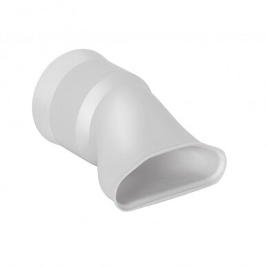 Profi-air tunnel perėjimas iš 132x52mm į profi-air classic Dn75mm Profi-air tunnel perėjimas iš 132x52mm į profi-air classic Dn75mm