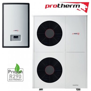 Protherm GeniaAir Mono šilumos siurblys 10kW R290 su hidraulikos stotimi Protherm GeniaAir Mono šilumos siurblys 10kW R290 su hidraulikos stotimi