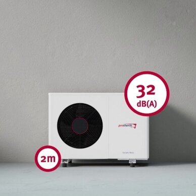 Protherm GeniaAir Mono šilumos siurblys 3kW R290 su hidraulikos stotimi 2 Protherm GeniaAir Mono šilumos siurblys 3kW R290 su hidraulikos stotimi 2