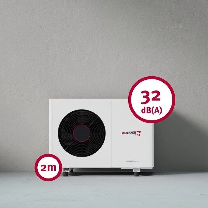 Protherm GeniaAir Mono šilumos siurblys 5kW R290 su hidraulikos stotimi 2 Protherm GeniaAir Mono šilumos siurblys 5kW R290 su hidraulikos stotimi 2