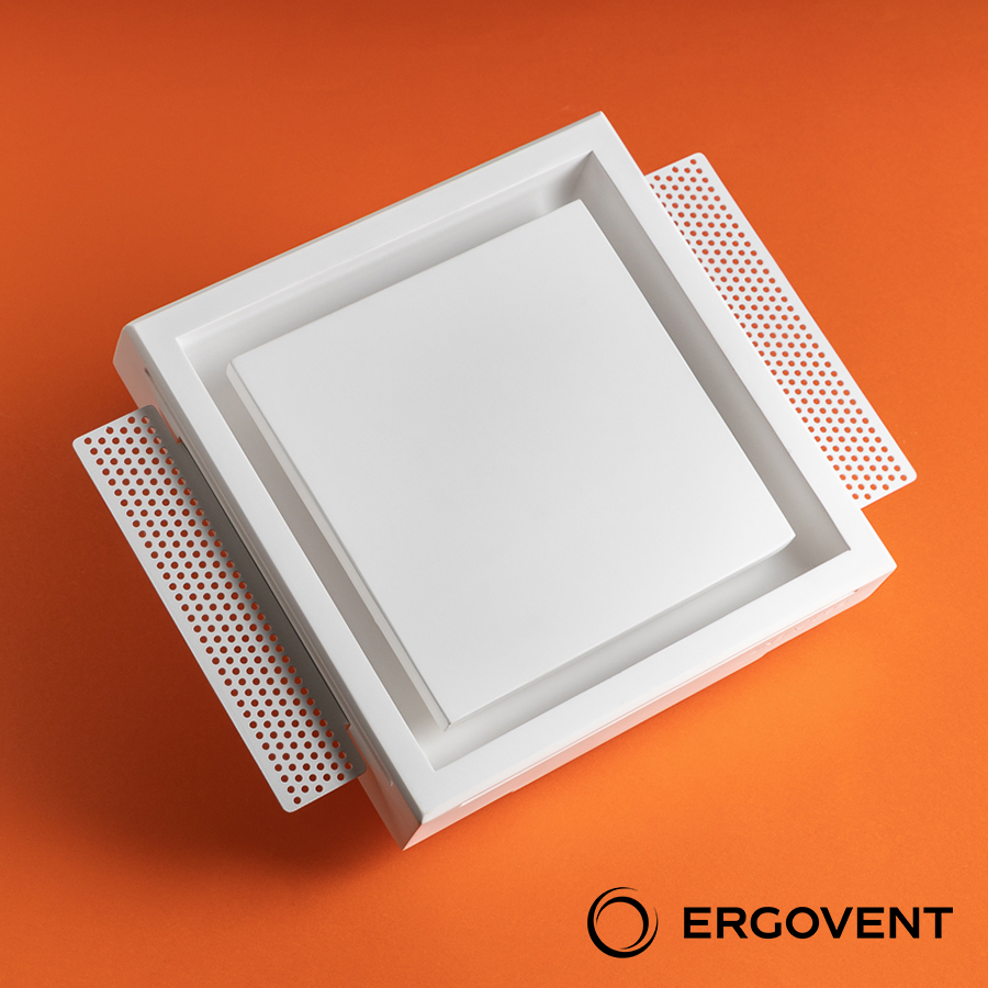 Pahteldatav difuusor ERGOVENT KVADRO Dn125 mm Pahteldatav difuusor ERGOVENT KVADRO Dn125 mm