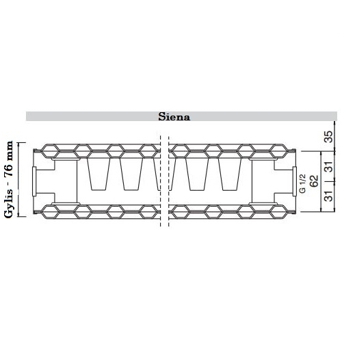 Plieninis renovacinis radiatorius HM 21K-550-800 1 Plieninis renovacinis radiatorius HM 21K-550-800 1