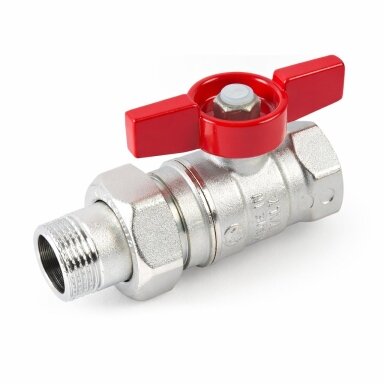 Rutulinis ventilis Giacomini R259D Dn 1/2" su išardoma jungtimi