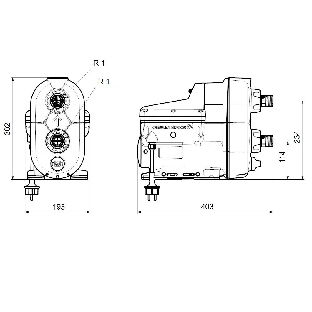 Savisiurbis siurblys Grundfos Scala2 3-45 1 Savisiurbis siurblys Grundfos Scala2 3-45 1