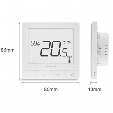 Salus Smart Home sistēmas Quantum termoregulators SQ610 1 Salus Smart Home sistēmas Quantum termoregulators SQ610 1