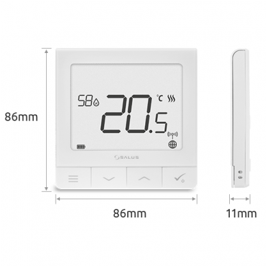 Salus Smart Home sistēmas Quantum termoregulators SQ610RF 1 Salus Smart Home sistēmas Quantum termoregulators SQ610RF 1