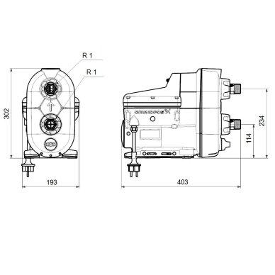 Savisiurbis siurblys Grundfos Scala2 3-45 1