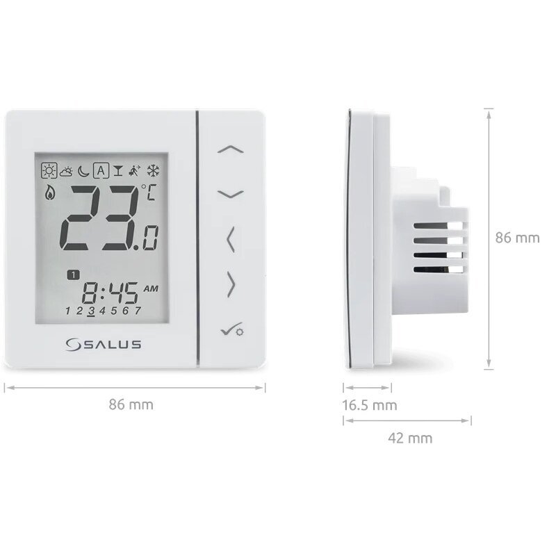 Salus programmējams termoregulators VS30W 2 Salus programmējams termoregulators VS30W 2