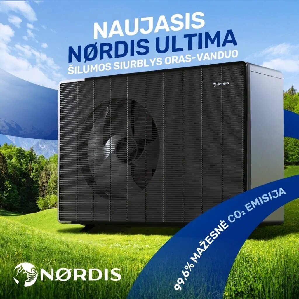 Šilumos siurblys oras/vanduo NØRDIS ULTIMA All-in-One 16kW R290 3 Šilumos siurblys oras/vanduo NØRDIS ULTIMA All-in-One 16kW R290 3