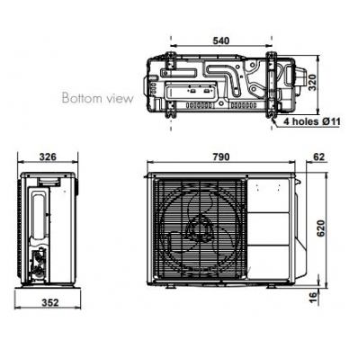 Šilumos siurblys Atlantic Alfea Extensa Duo A.I. 6kW R32 5 Šilumos siurblys Atlantic Alfea Extensa Duo A.I. 6kW R32 5