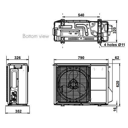 Šilumos siurblys Atlantic Alfea Extensa Duo A.I. 6kW R32 5
