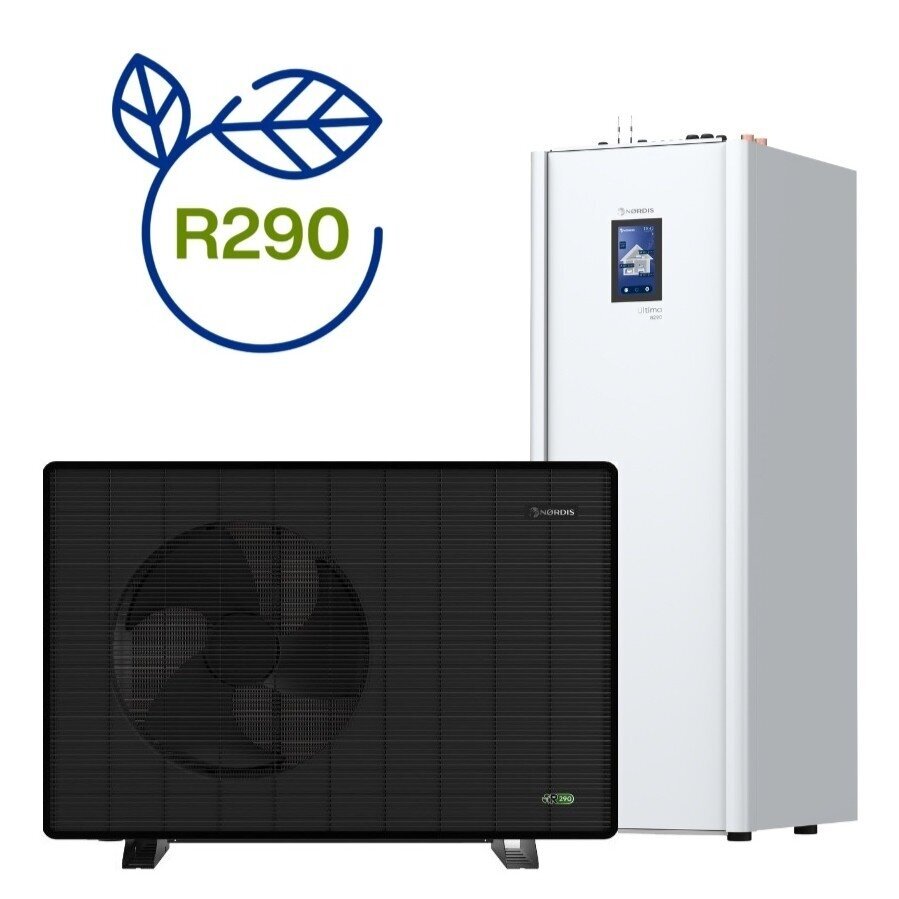 Šilumos siurblys oras/vanduo NØRDIS ULTIMA All-in-One 9kW R290 Šilumos siurblys oras/vanduo NØRDIS ULTIMA All-in-One 9kW R290