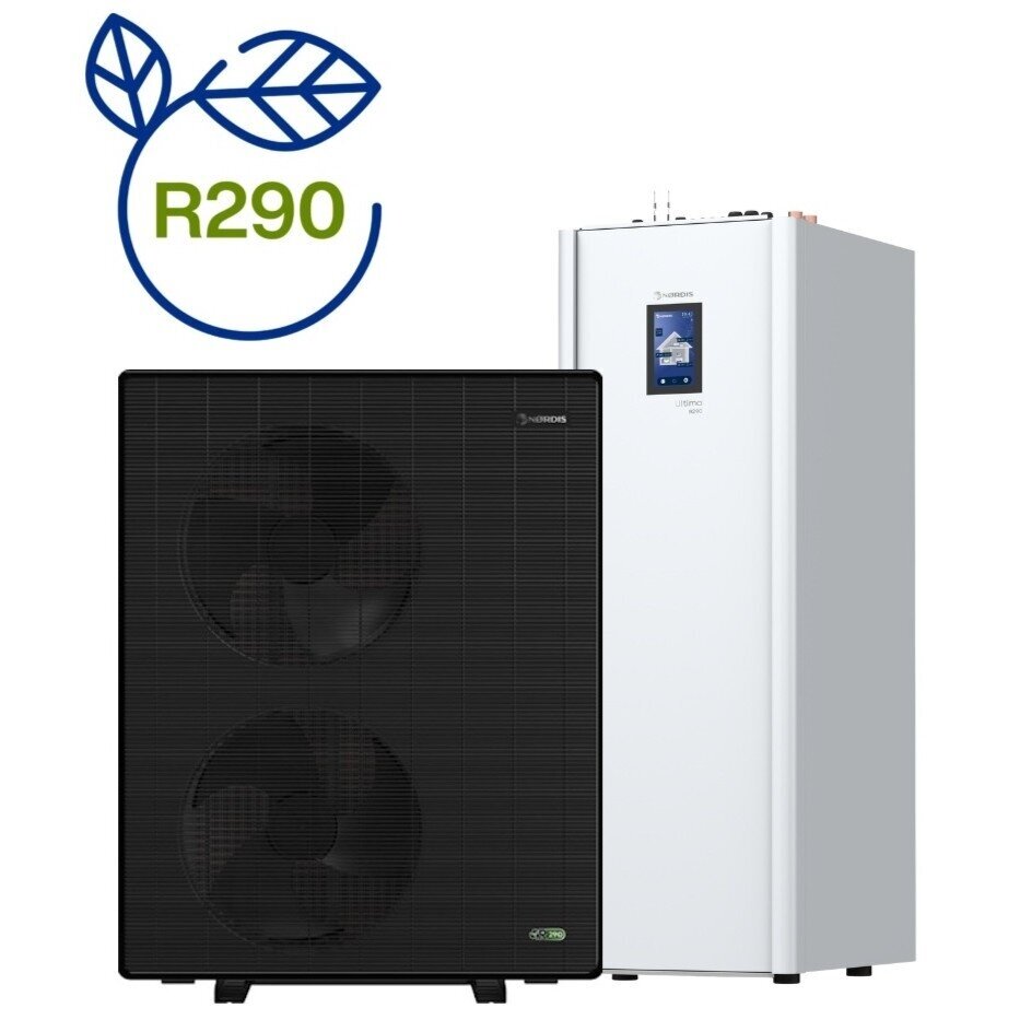 Šilumos siurblys oras/vanduo NØRDIS ULTIMA All-in-One 16kW R290 Šilumos siurblys oras/vanduo NØRDIS ULTIMA All-in-One 16kW R290