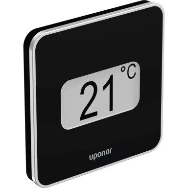 Uponor Smatrix Wave belaidis termostatas T-169, juodas Uponor Smatrix Wave belaidis termostatas T-169, juodas