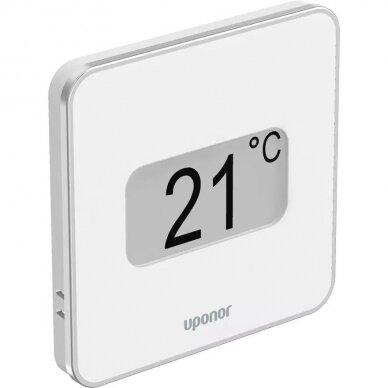 Uponor Smatrix Wave belaidis termostatas T-169, baltas Uponor Smatrix Wave belaidis termostatas T-169, baltas