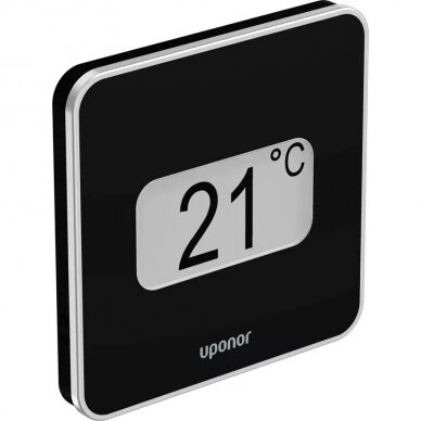 Uponor Smatrix Wave belaidis termostatas T-169, juodas Uponor Smatrix Wave belaidis termostatas T-169, juodas